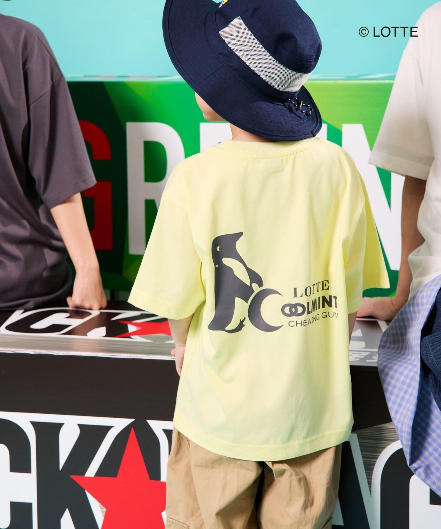 TYPY×LOTTE板ガム 持續冷感 後背logo 清涼薄荷 TEE T恤