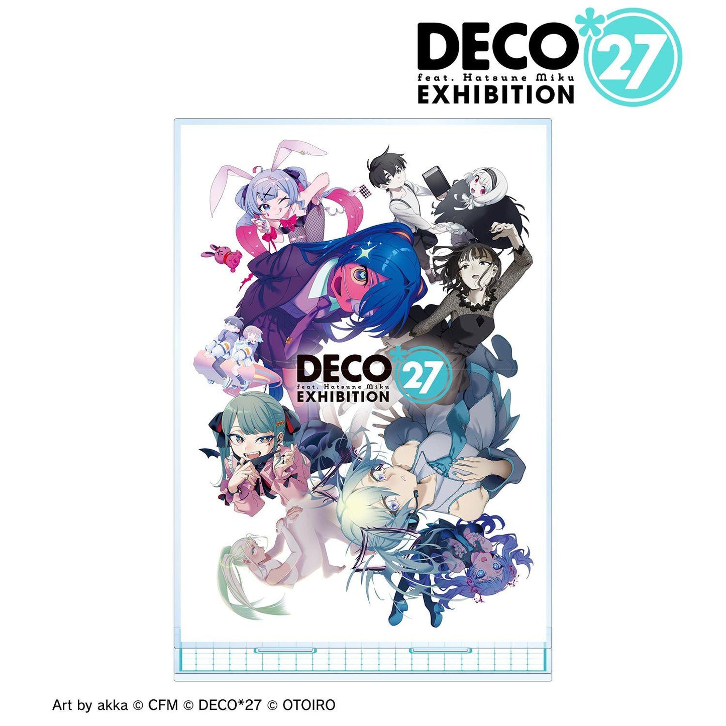DECO*27 feat.《初音未來》 EXHIBITION Produced by DECO*27 / OTOIRO（DECO*27 feat.初音未來 展覽） 主視覺系列 特大亞克力立牌