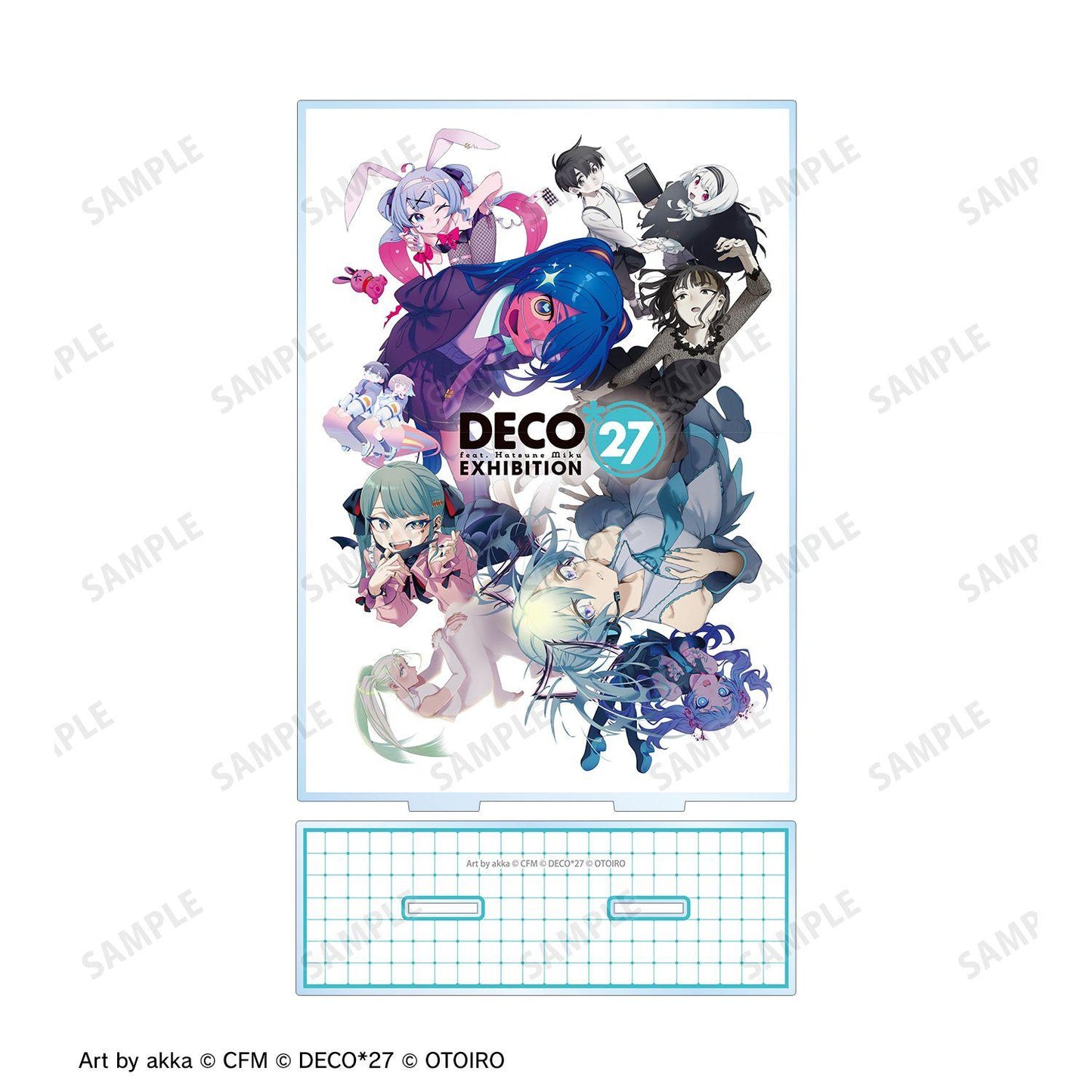 DECO*27 feat.《初音未來》 EXHIBITION Produced by DECO*27 / OTOIRO（DECO*27 feat.初音未來 展覽） 主視覺系列 特大亞克力立牌