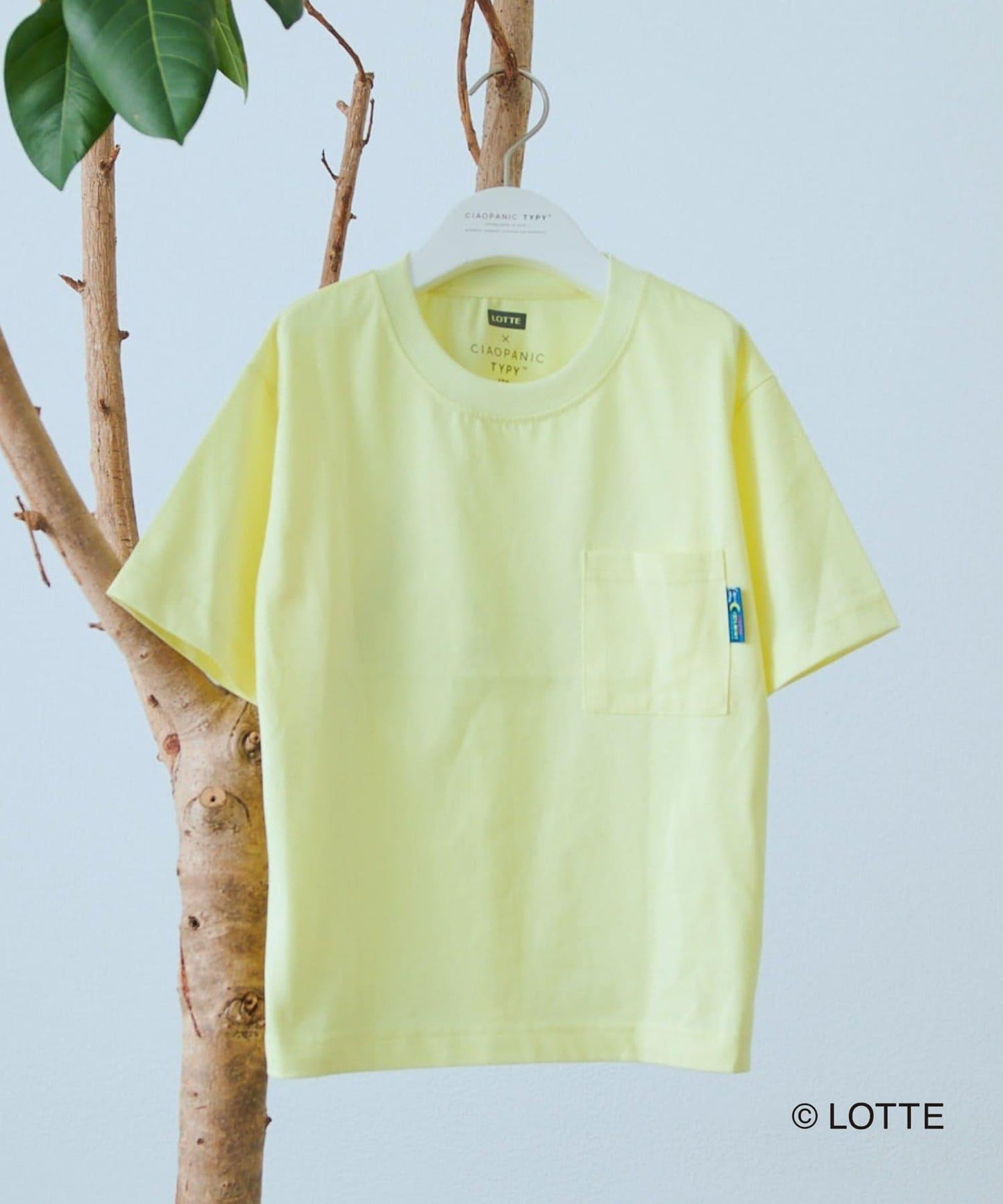 TYPY×LOTTE板ガム 持續冷感 後背logo 清涼薄荷 TEE T恤