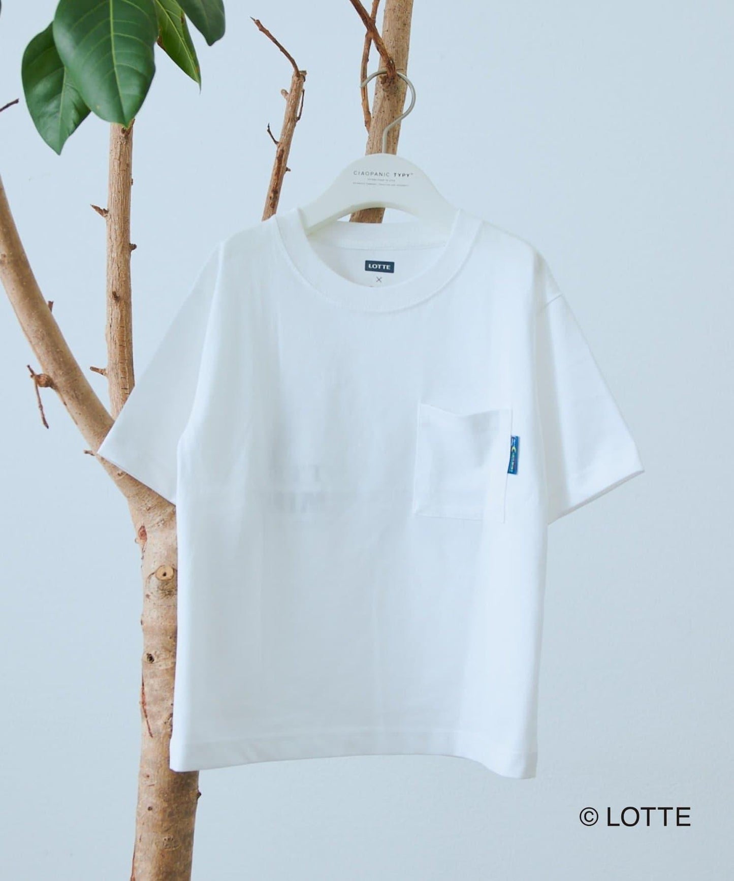 TYPY×LOTTE板ガム 持續冷感 後背logo 清涼薄荷 TEE T恤