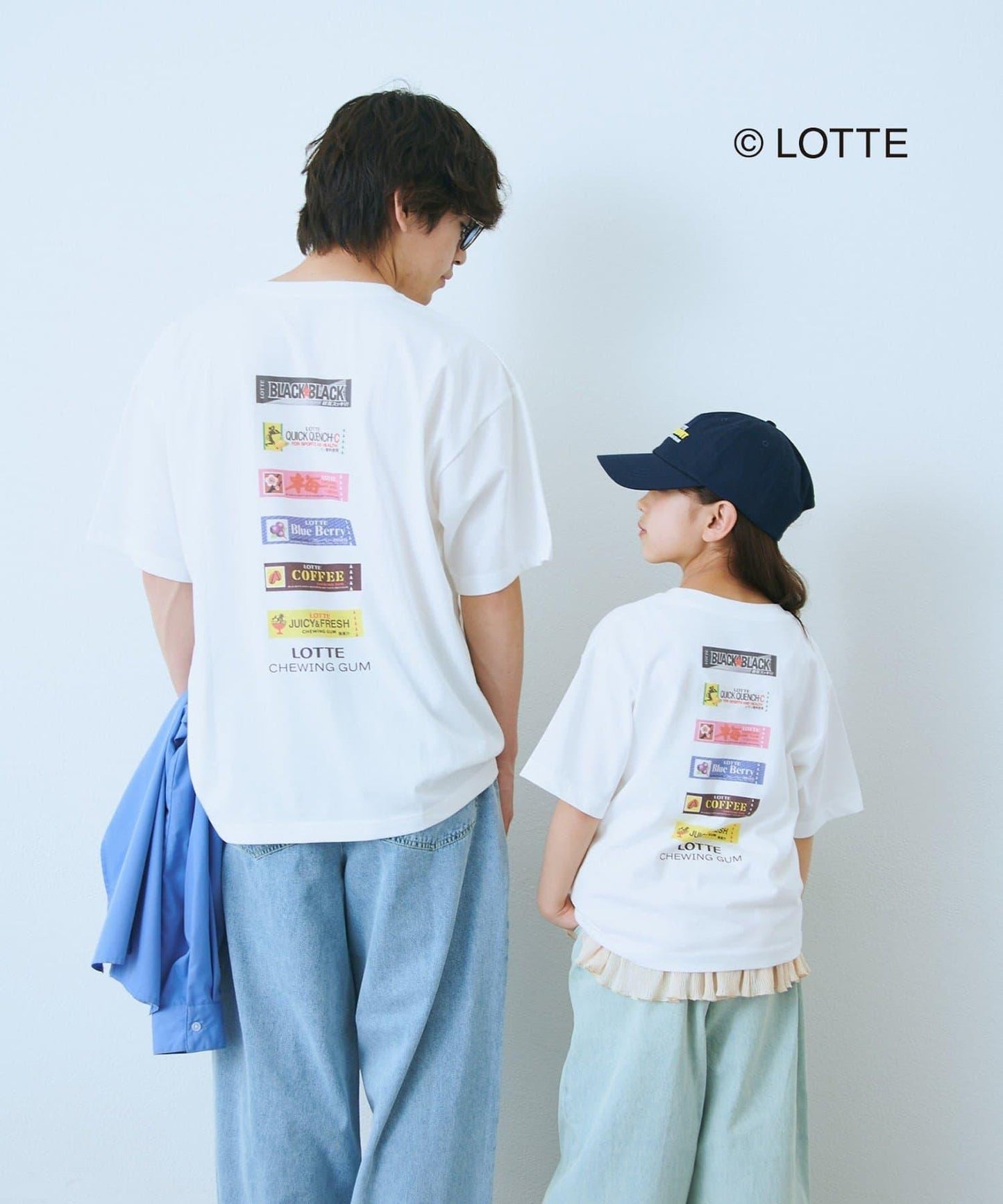 持久冷感 背部Logo 板ガム圖案 兒童T恤