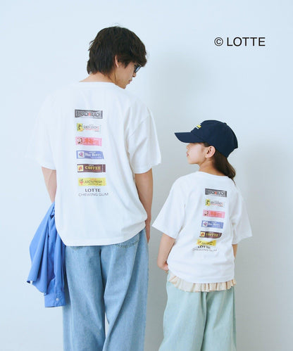 持久冷感 背部Logo 板ガム圖案 兒童T恤