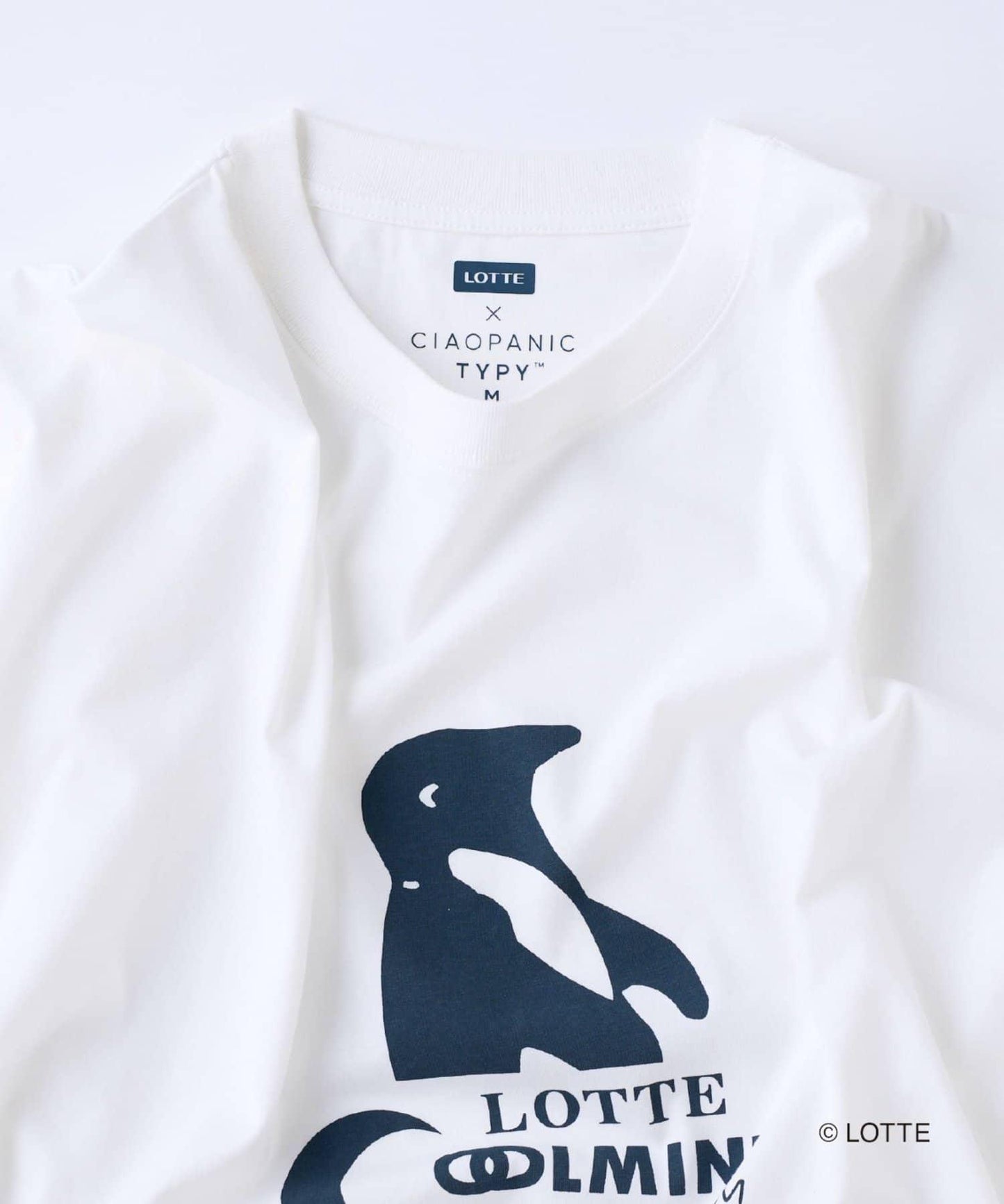 TYPY×LOTTE板ガム 持續冷感 後背logo 清涼薄荷 TEE T恤