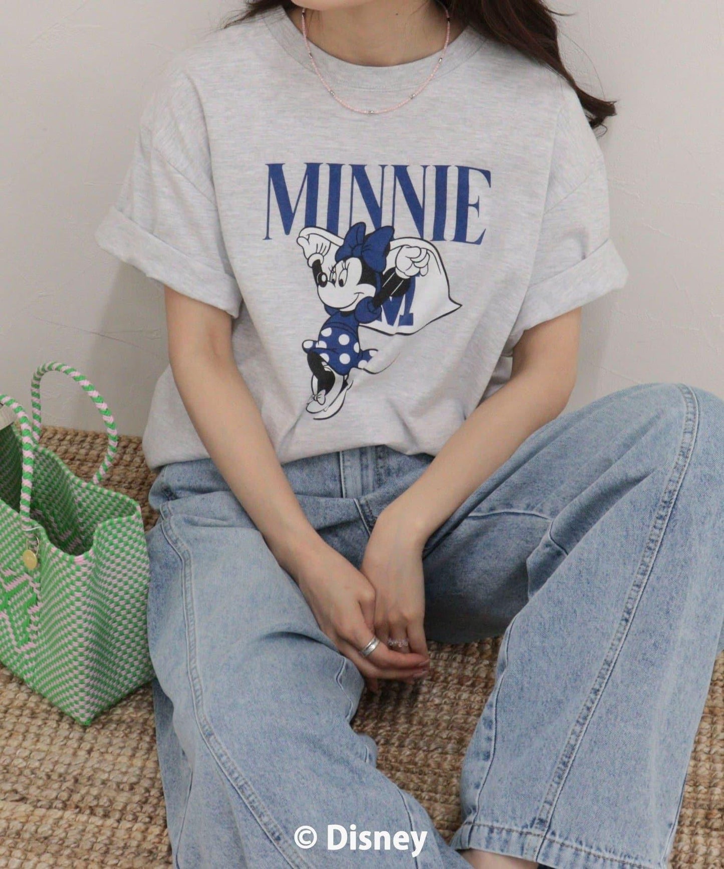 GOOD ROCK SPEED MINNIE 字母印花短袖T恤