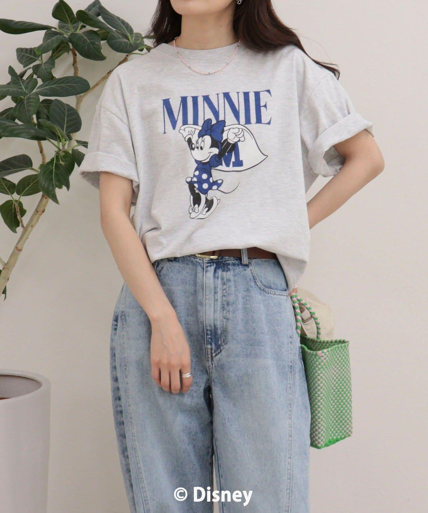 GOOD ROCK SPEED MINNIE 字母印花短袖T恤