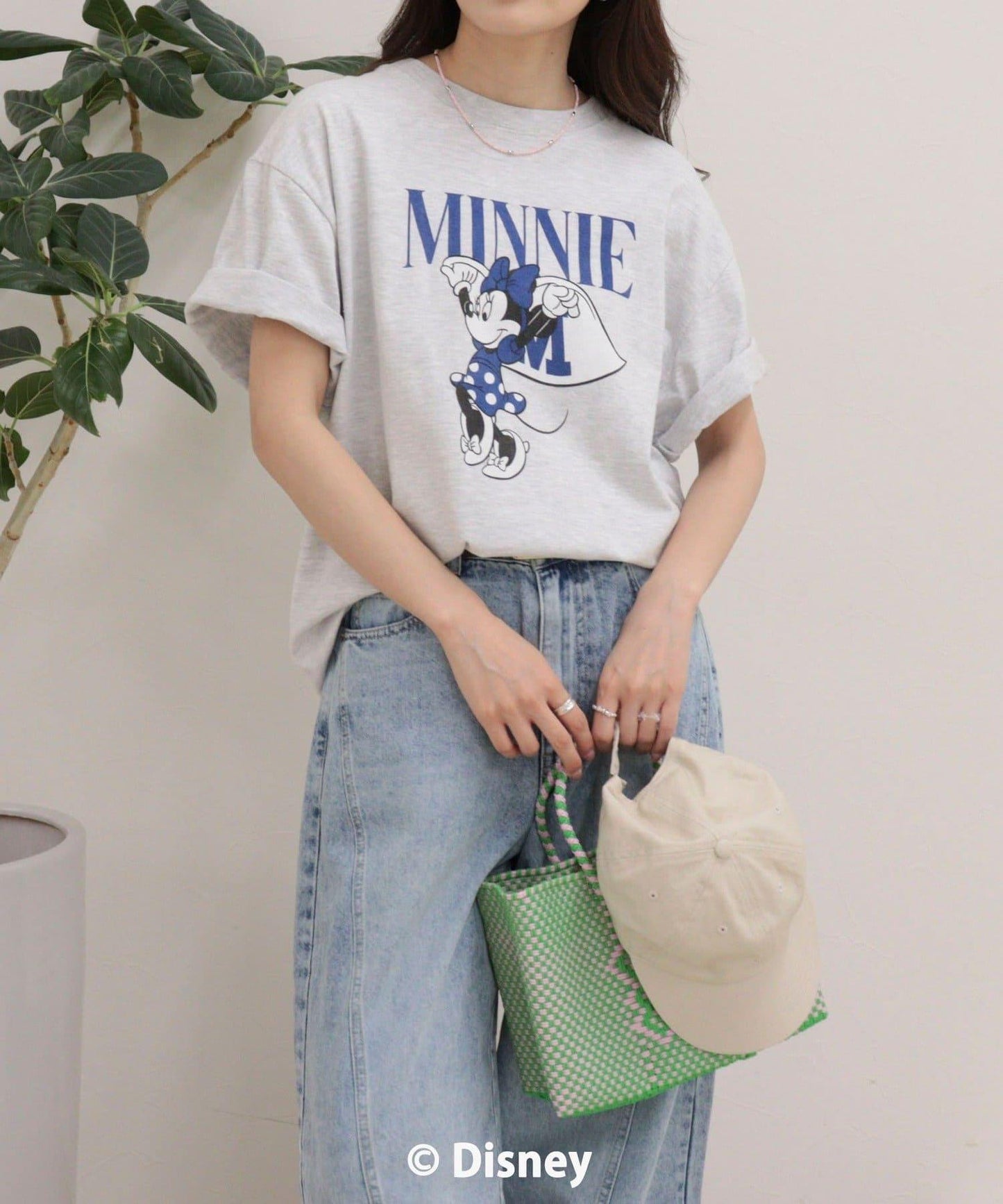 GOOD ROCK SPEED MINNIE 字母印花短袖T恤