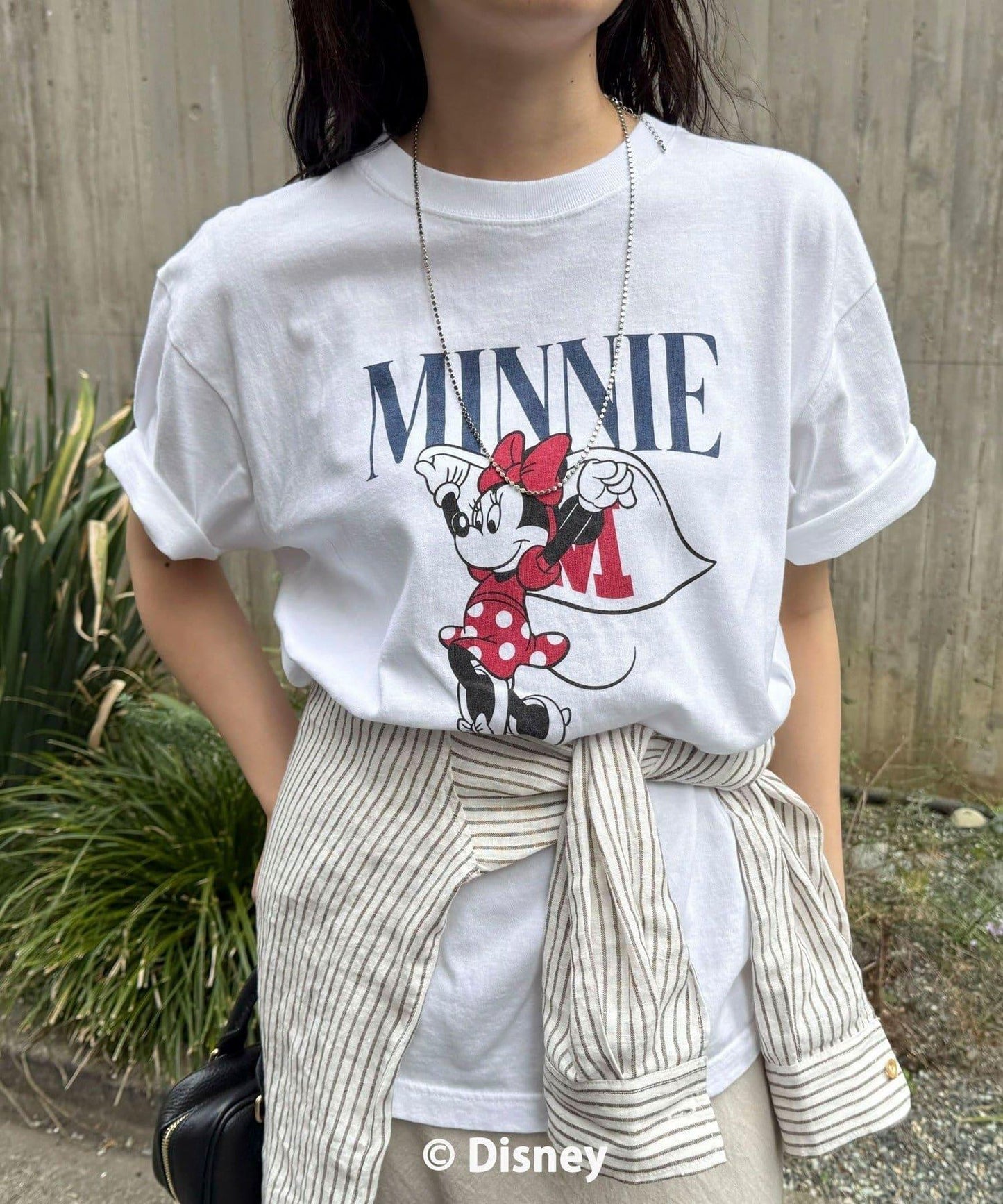 GOOD ROCK SPEED MINNIE 字母印花短袖T恤