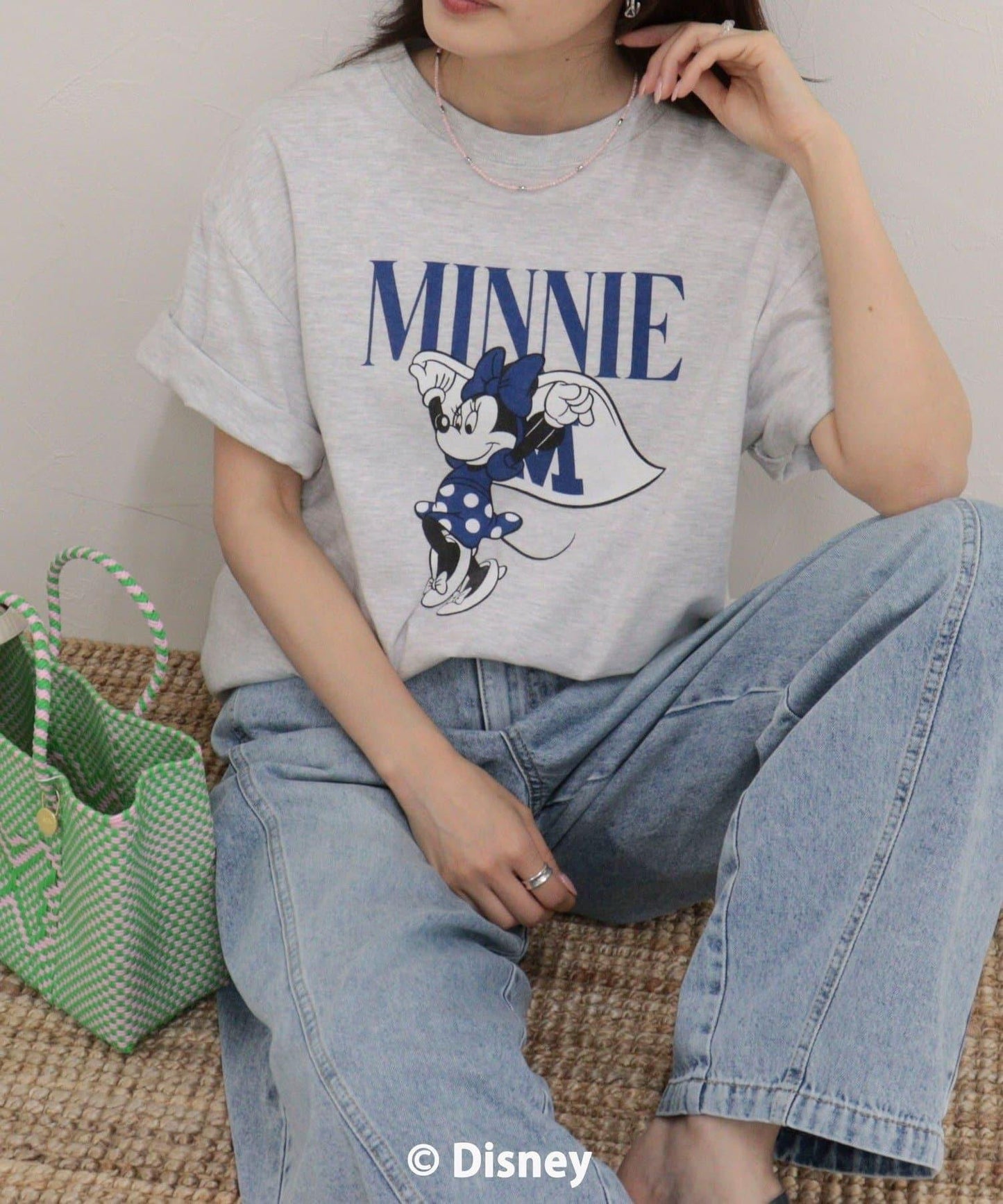 GOOD ROCK SPEED MINNIE 字母印花短袖T恤