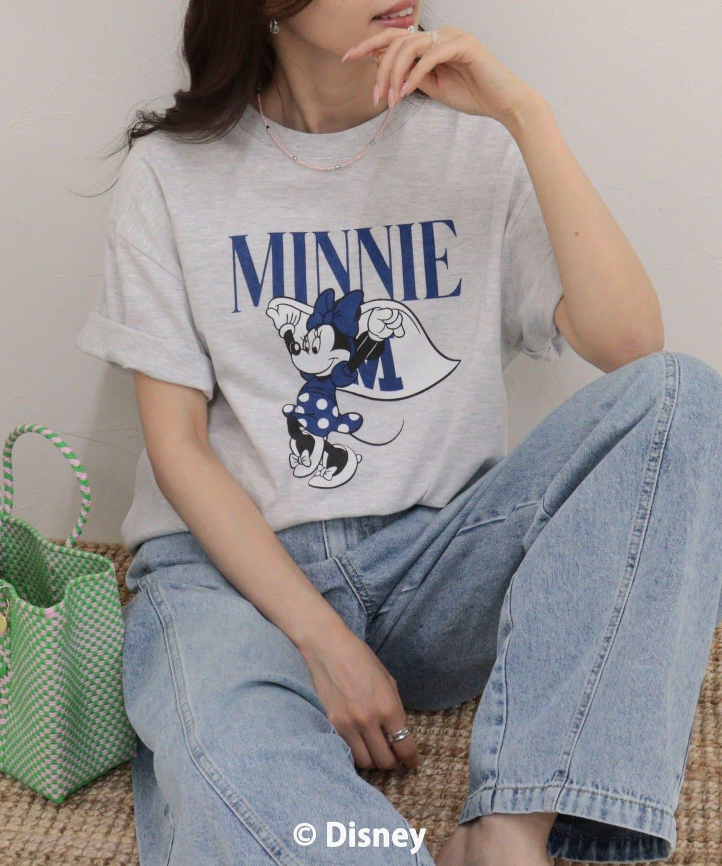 GOOD ROCK SPEED MINNIE 字母印花短袖T恤