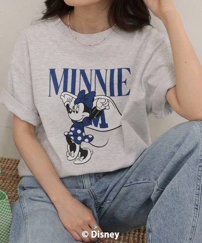 GOOD ROCK SPEED MINNIE 字母印花短袖T恤