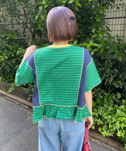 HELLO.SANFRANCISCO 荷葉邊改良設計上衣