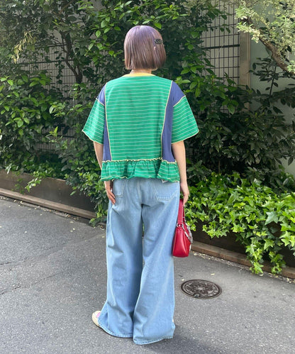 HELLO.SANFRANCISCO 荷葉邊改良設計上衣