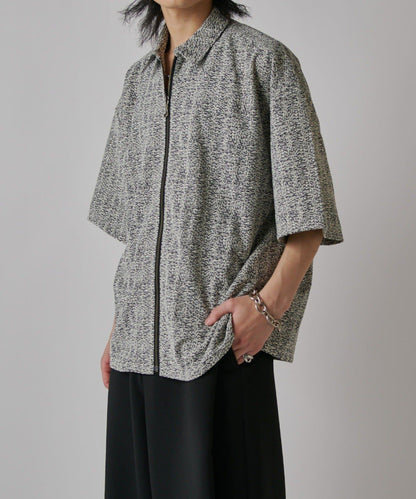 S/S ZIP 蕾絲襯衫