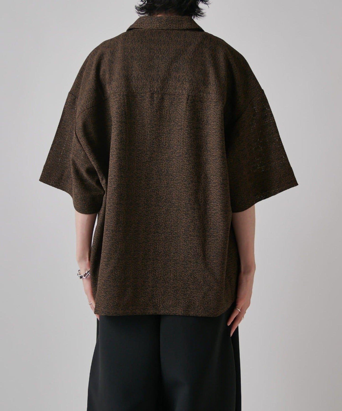 S/S ZIP 蕾絲襯衫