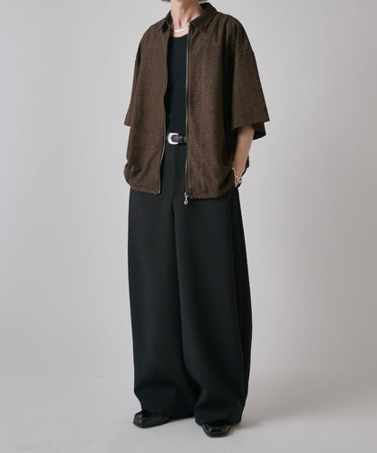 S/S ZIP 蕾絲襯衫