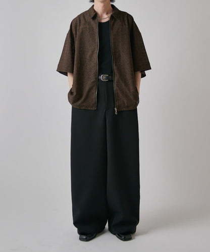 S/S ZIP 蕾絲襯衫