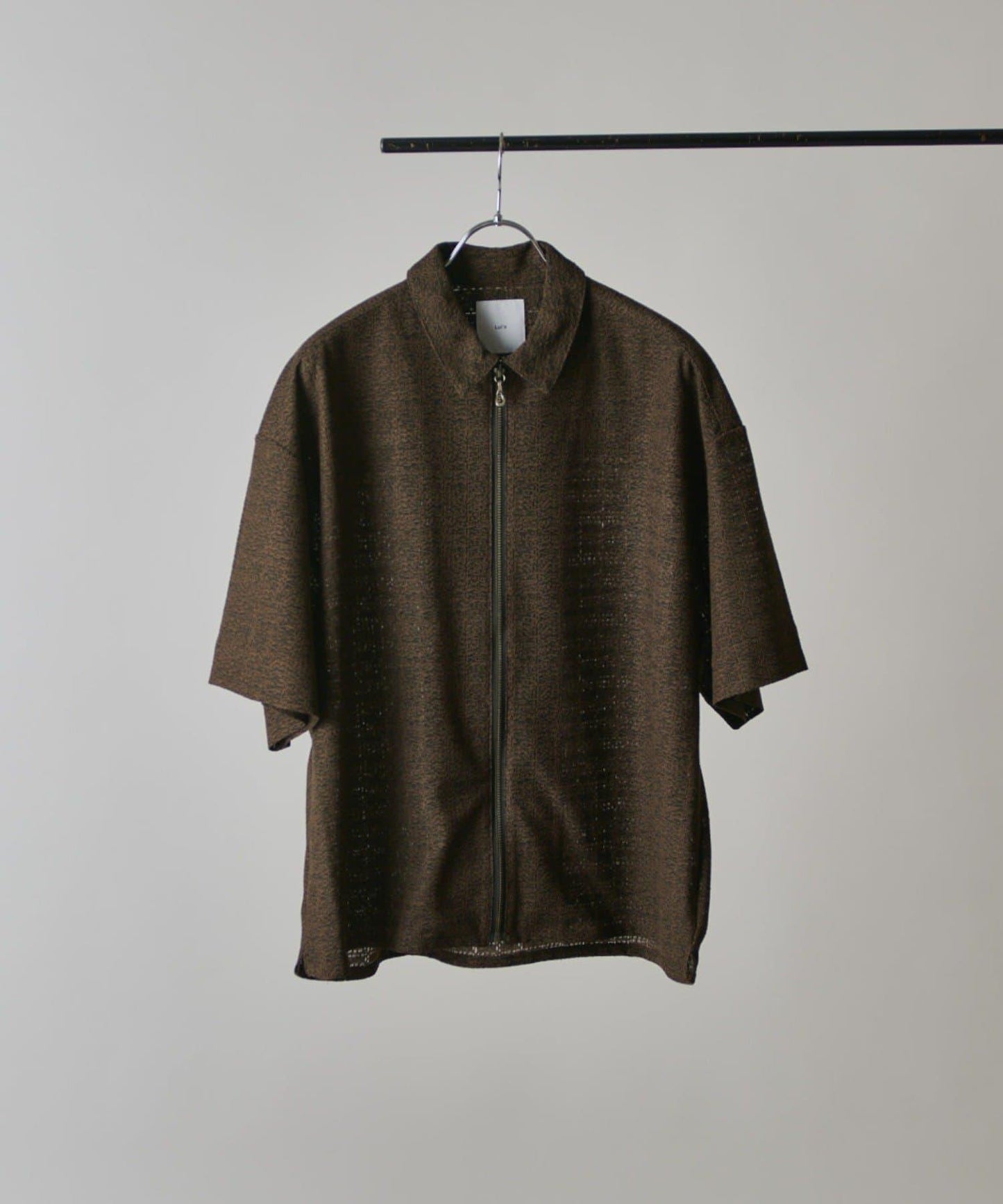 S/S ZIP 蕾絲襯衫