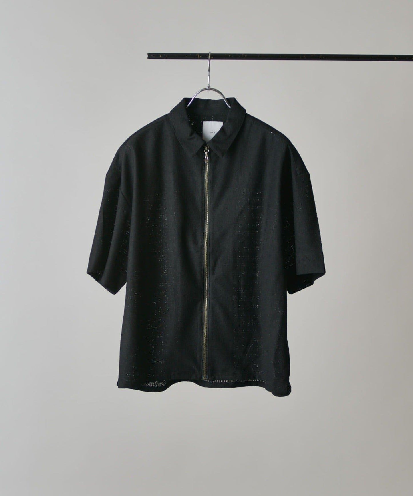 S/S ZIP 蕾絲襯衫