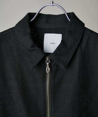 S/S ZIP 蕾絲襯衫