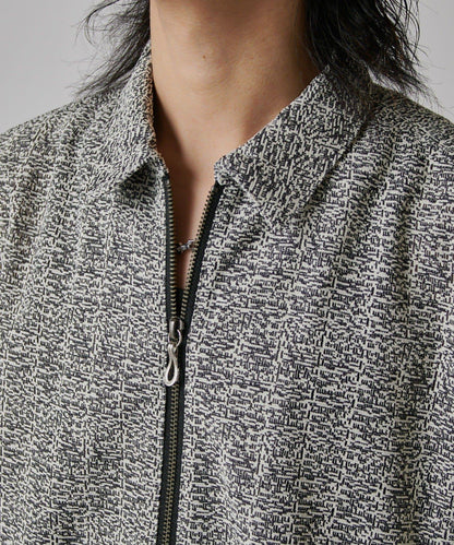 S/S ZIP 蕾絲襯衫