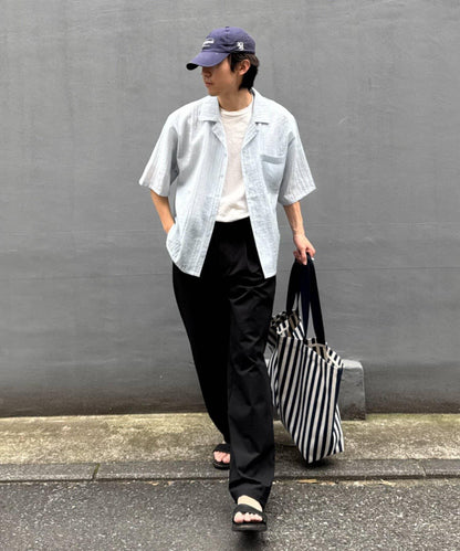 UNISEX 透感開領襯衫