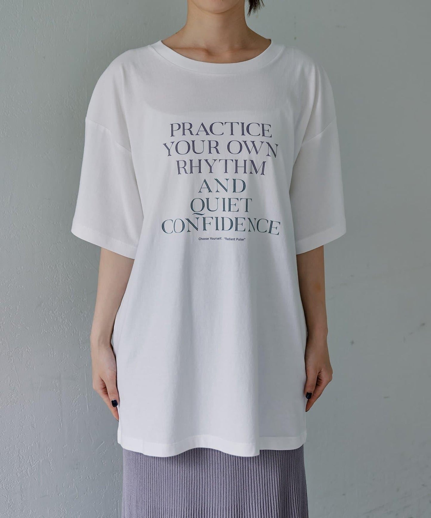 寬鬆版型 PRACTICE英文logo 短袖T恤