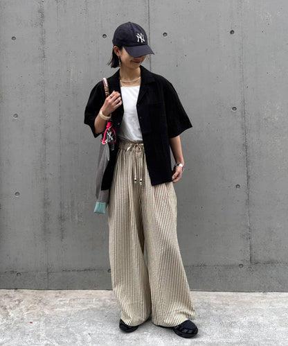 UNISEX 透感開領襯衫