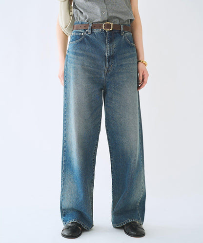 直筒 DENIM 褲子