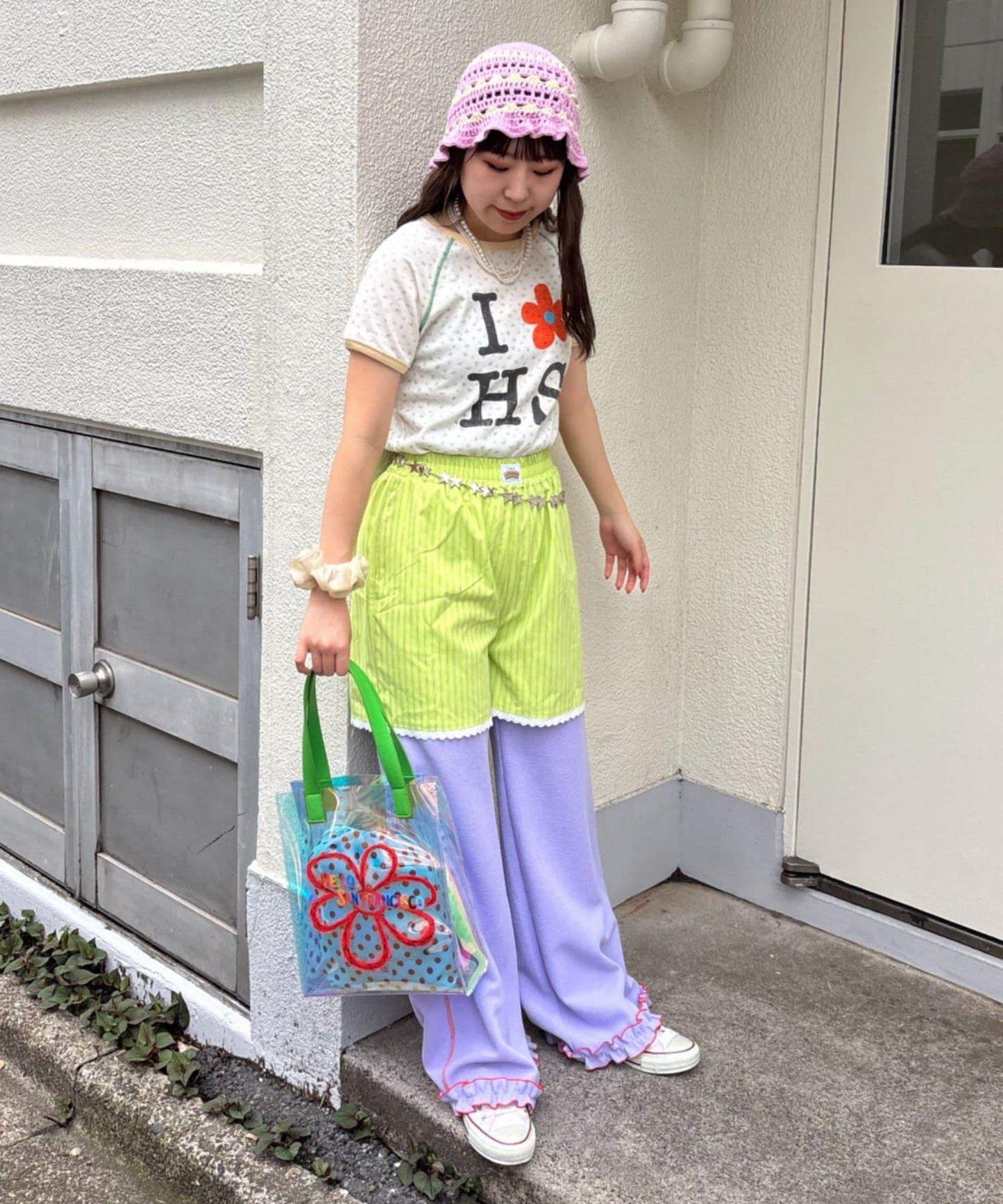HELLO.SANFRANCISCO/ハローサンフランシスコ 華夫格印花TEE T恤