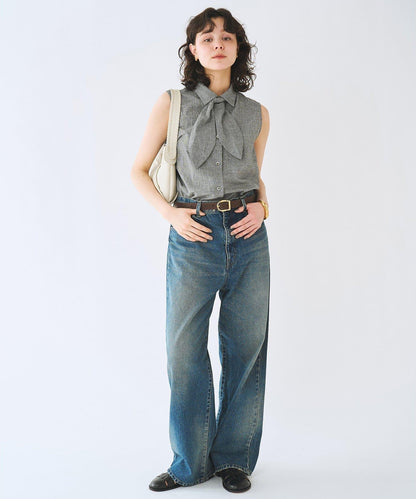直筒 DENIM 褲子