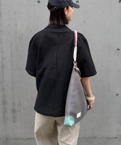 UNISEX 透感開領襯衫