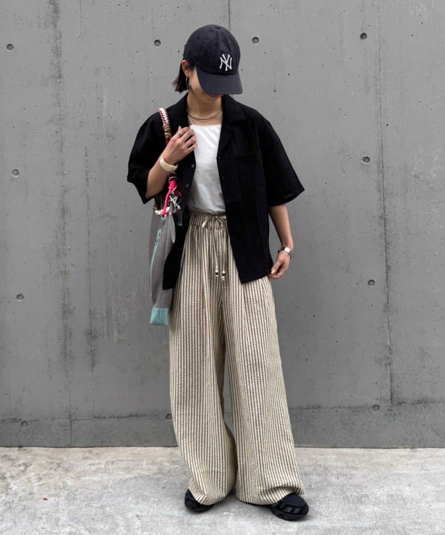 UNISEX 透感開領襯衫