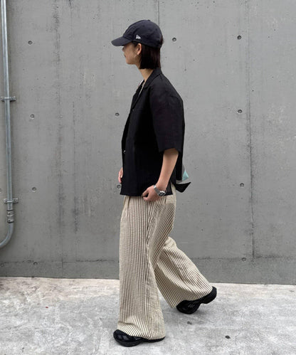 UNISEX 透感開領襯衫