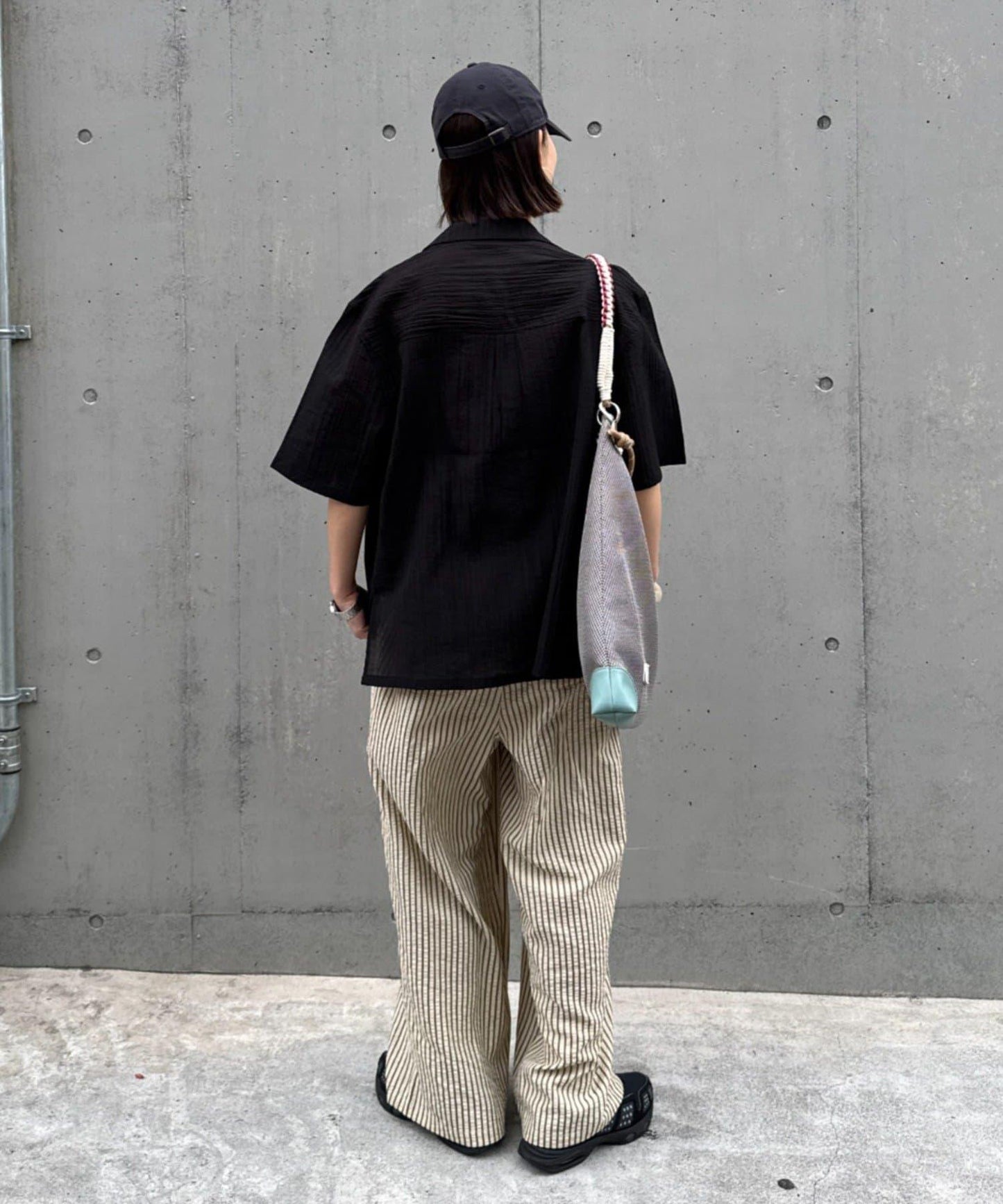 UNISEX 透感開領襯衫