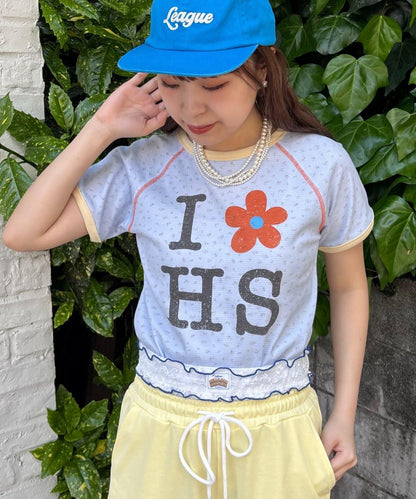 HELLO.SANFRANCISCO/ハローサンフランシスコ 華夫格印花TEE T恤