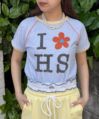 HELLO.SANFRANCISCO/ハローサンフランシスコ 華夫格印花TEE T恤