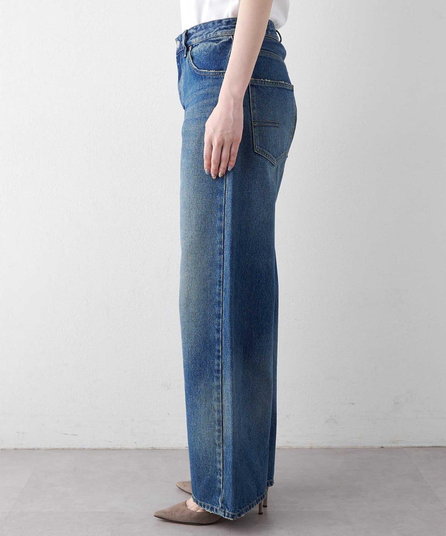 直筒 DENIM 褲子