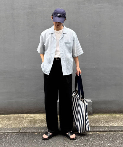 UNISEX 透感開領襯衫
