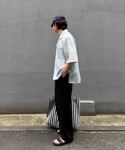UNISEX 透感開領襯衫