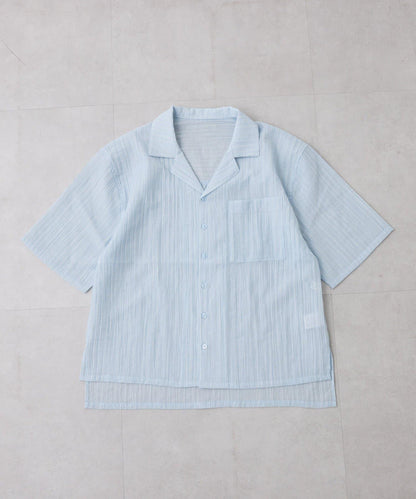 UNISEX 透感開領襯衫