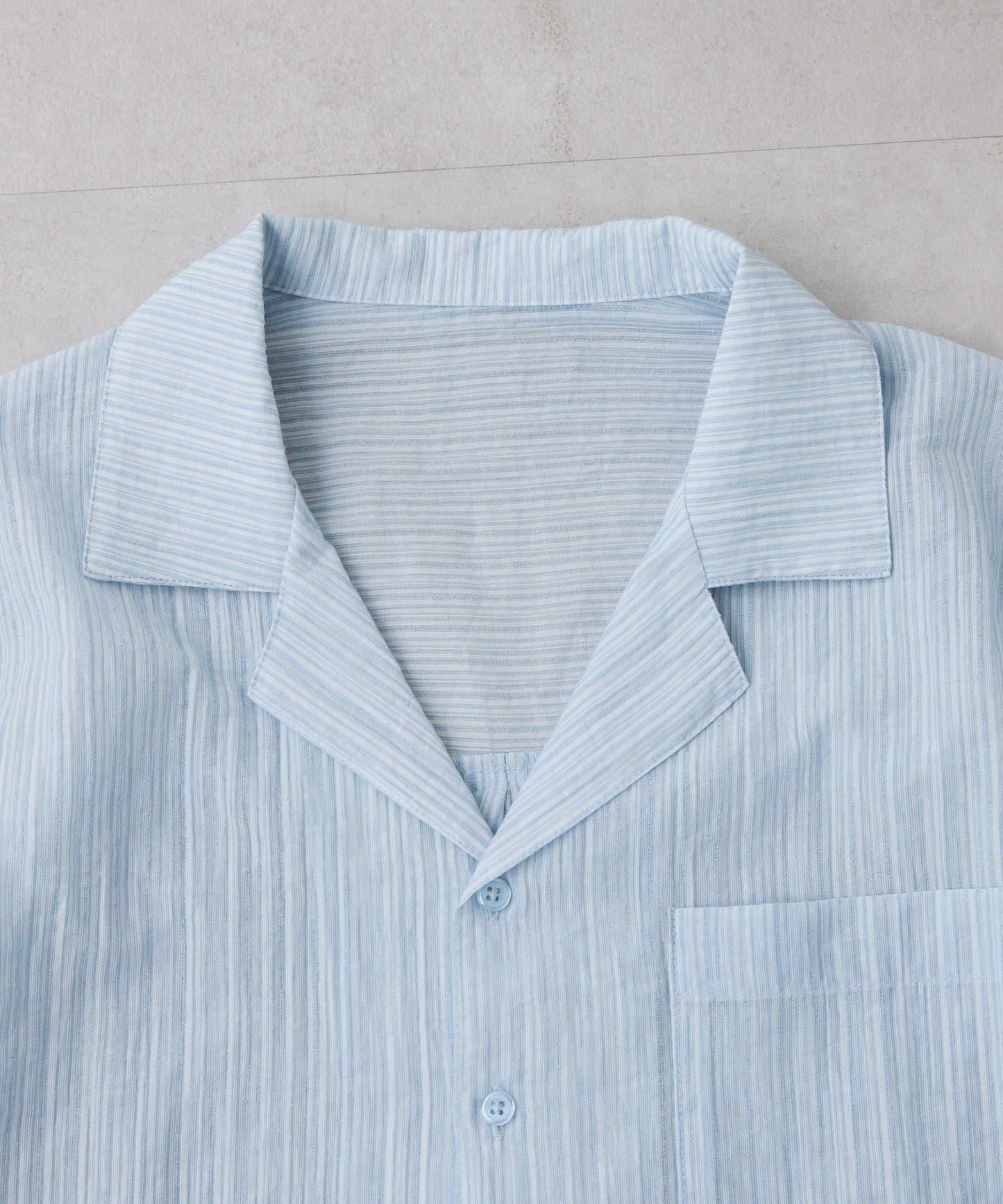 UNISEX 透感開領襯衫