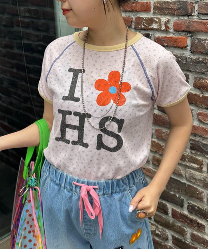 HELLO.SANFRANCISCO/ハローサンフランシスコ 華夫格印花TEE T恤