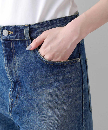 直筒 DENIM 褲子