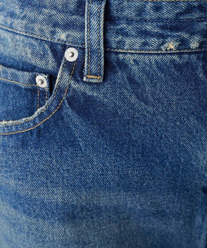 直筒 DENIM 褲子