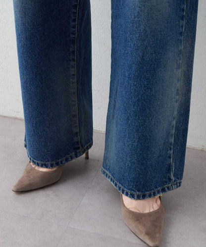 直筒 DENIM 褲子