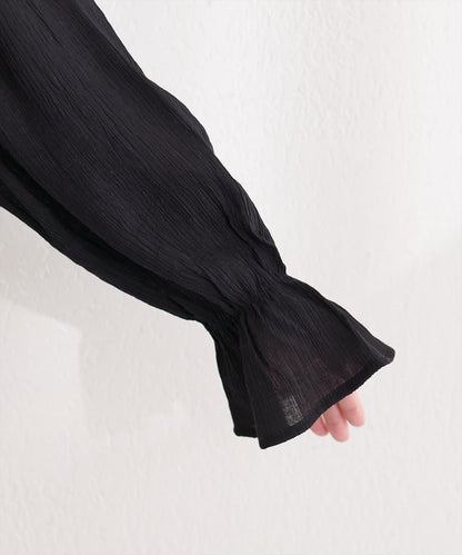natural couture 楊柳褶皺 蝴蝶結 女襯衫