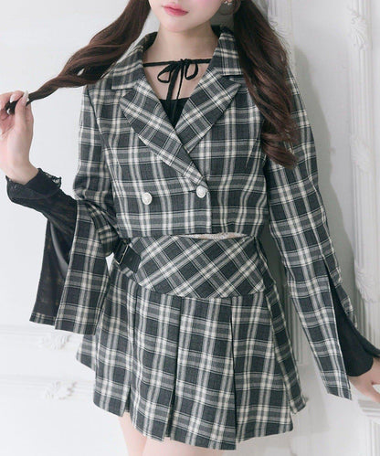 Belle Charme 袖開叉 短款西裝外套