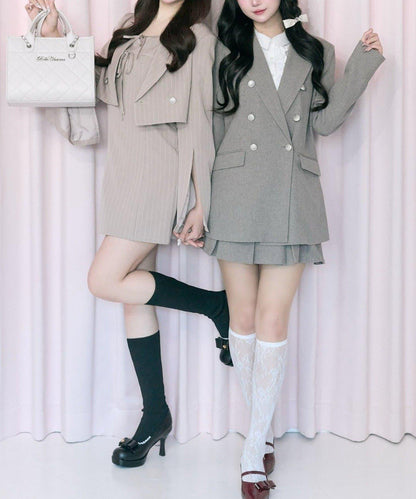 Belle Charme 袖開叉 短款西裝外套