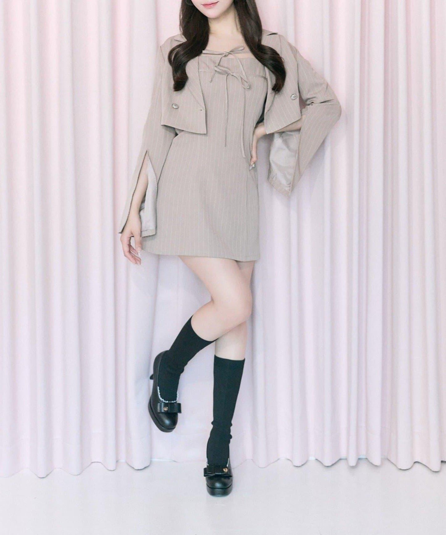 Belle Charme 袖開叉 短款西裝外套
